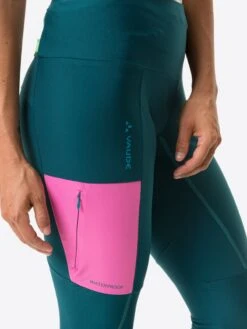 VAUDE Sportleggings Skinny Outdoorbroek Elope Dames Blauw -Sportieve Outfit Winkel 450b58ed28fdcd892f6051c8d10442c8