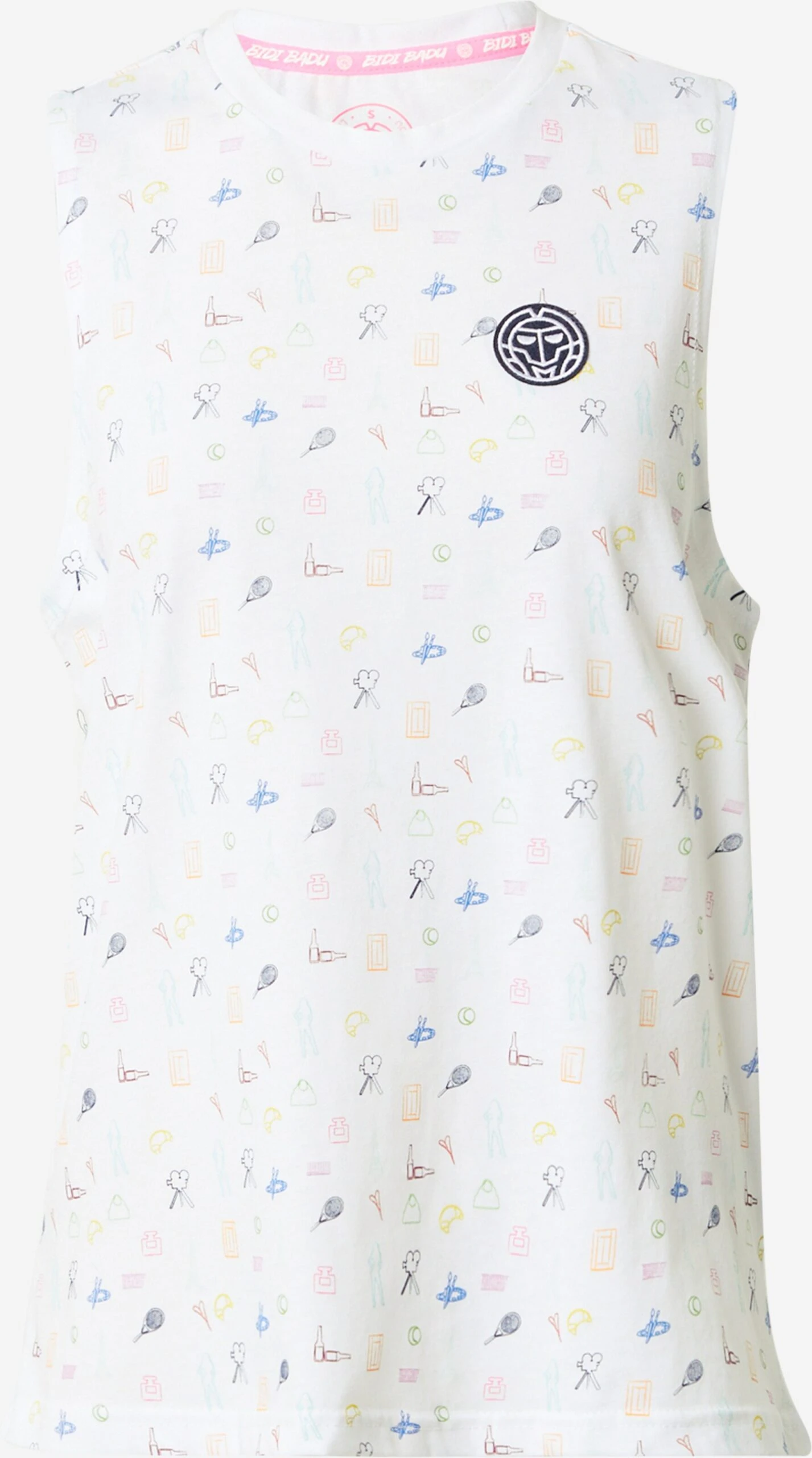 BIDI BADU Sporttops Sporttop Emefa Dames Wit 3 BIDI BADU Sporttops Sporttop Emefa Dames Wit