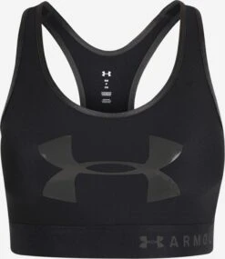 Under Armour Medium Support Regular Sport Bh Dames Zwart