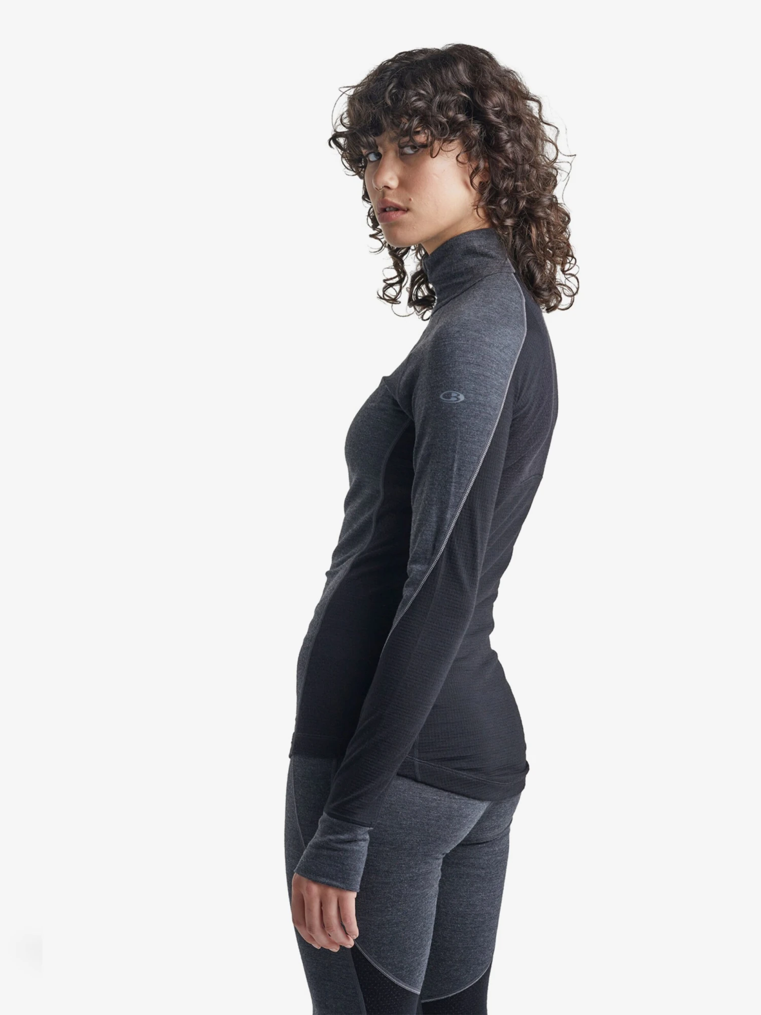 Icebreaker Longsleeves Functioneel Shirt Zone Dames Grijs 5 Icebreaker Longsleeves Functioneel Shirt Zone Dames Grijs - Afbeelding 3