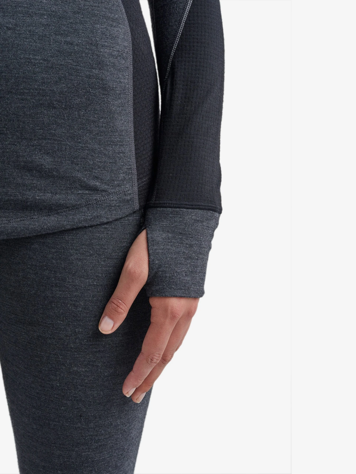 Icebreaker Longsleeves Functioneel Shirt Zone Dames Grijs 6 Icebreaker Longsleeves Functioneel Shirt Zone Dames Grijs - Afbeelding 4