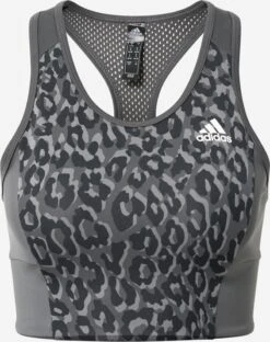 ADIDAS PERFORMANCE Low Support Bustier Sport Bh Dames Grijs / Lichtgrijs