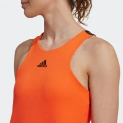 Adidas Sportswear Sporttops Sporttop Dames Oranje -Sportieve Outfit Winkel 4f357a8c81ae24950a7f19e6fad00080