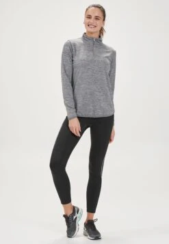 Endurance Longsleeves Functioneel Shirt VIRONIC Dames Grijs Gemêleerd -Sportieve Outfit Winkel 5068a9f2c361d802e64a2778d4fe07d1