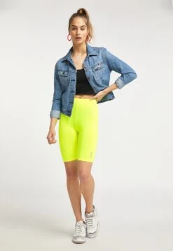 Shorts Skinny Sportbroek Dames Neongeel -Sportieve Outfit Winkel 53a64c4bc1ca92156b0d4ef9854f6aeb