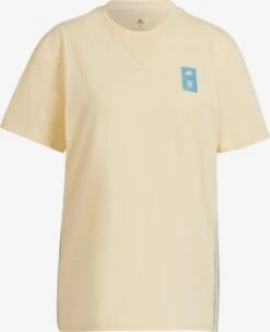 Adidas Sportswear Functionele Shirts Functioneel Shirt Dames Pasteelgeel