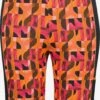 Ulla Popken Shorts Slimfit Sportbroek Dames Oranje