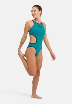 Arena Badpakken Bustier Sportbadpak Dames Jade Groen -Sportieve Outfit Winkel 56097fd2d4cb62332076f53145941a0e