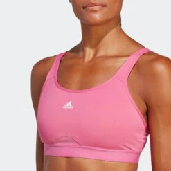 Adidas Sportswear High Support Bustier Sport Bh Dames Lichtroze -Sportieve Outfit Winkel 5685a32aab4446c13f1168be08940a4b