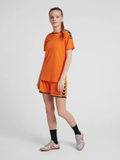 Hummel Shorts Regular Sportbroek Dames Donkeroranje -Sportieve Outfit Winkel 577f69316d1c254d21e3f6233aa2afd7