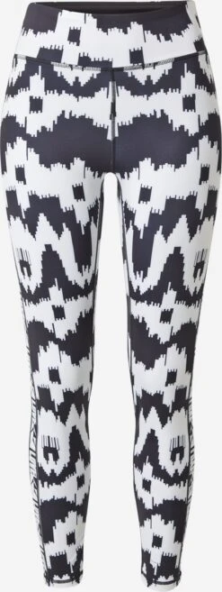 Sportleggings Skinny Sportbroek NADI Dames Zwart / Wit