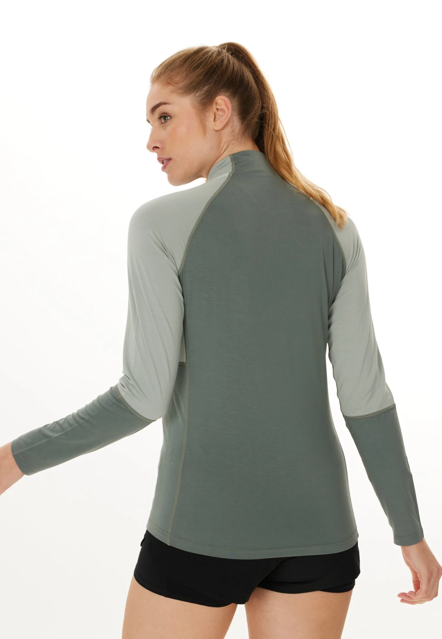 Endurance Longsleeves Functioneel Shirt Abbye Dames Groen 7 Endurance Longsleeves Functioneel Shirt Abbye Dames Groen - Afbeelding 5