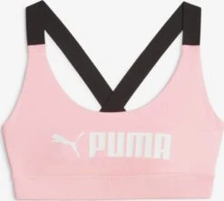 Puma Medium Support Bustier Sport Bh Dames Rosa