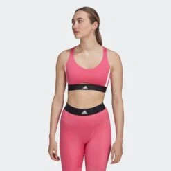 Adidas Sportswear Medium Support Bustier Sport Bh Dames Magenta -Sportieve Outfit Winkel 5e3993bd590e6e7c679c3fa049793018