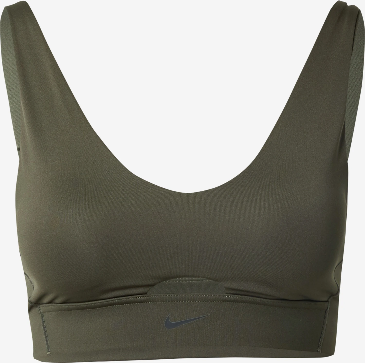 Nike Medium Support Bustier Sport Bh Dames Kaki 3 Nike Medium Support Bustier Sport Bh Dames Kaki