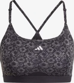 ADIDAS PERFORMANCE Low Support Bustier Sport Bh Dames Zwart