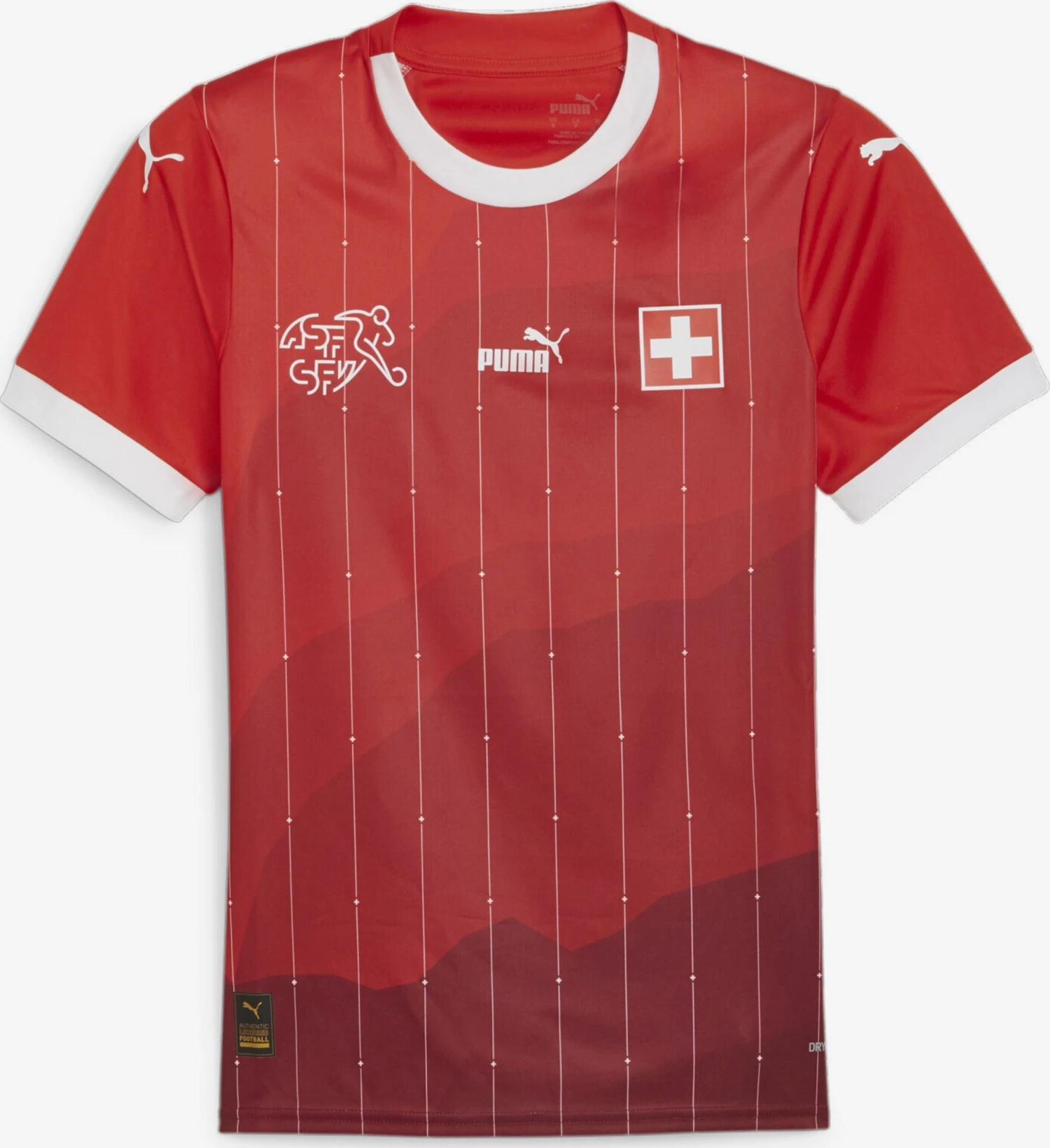 Puma T-shirts Tricot Schweiz 23/24 Dames Donkerrood 3 Puma T-shirts Tricot Schweiz 23/24 Dames Donkerrood