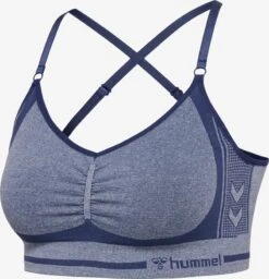 Hummel Low Support Bustier Sport Bh Dames Blauw / Donkerblauw -Sportieve Outfit Winkel 60d29fa8b1826c3b44255254ba412f8a