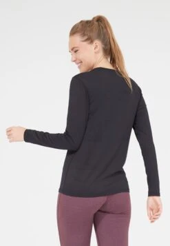 Endurance Longsleeves Functioneel Shirt Yonan Dames Zwart -Sportieve Outfit Winkel 61194832b7eeba4496ad1b92489ed1ca