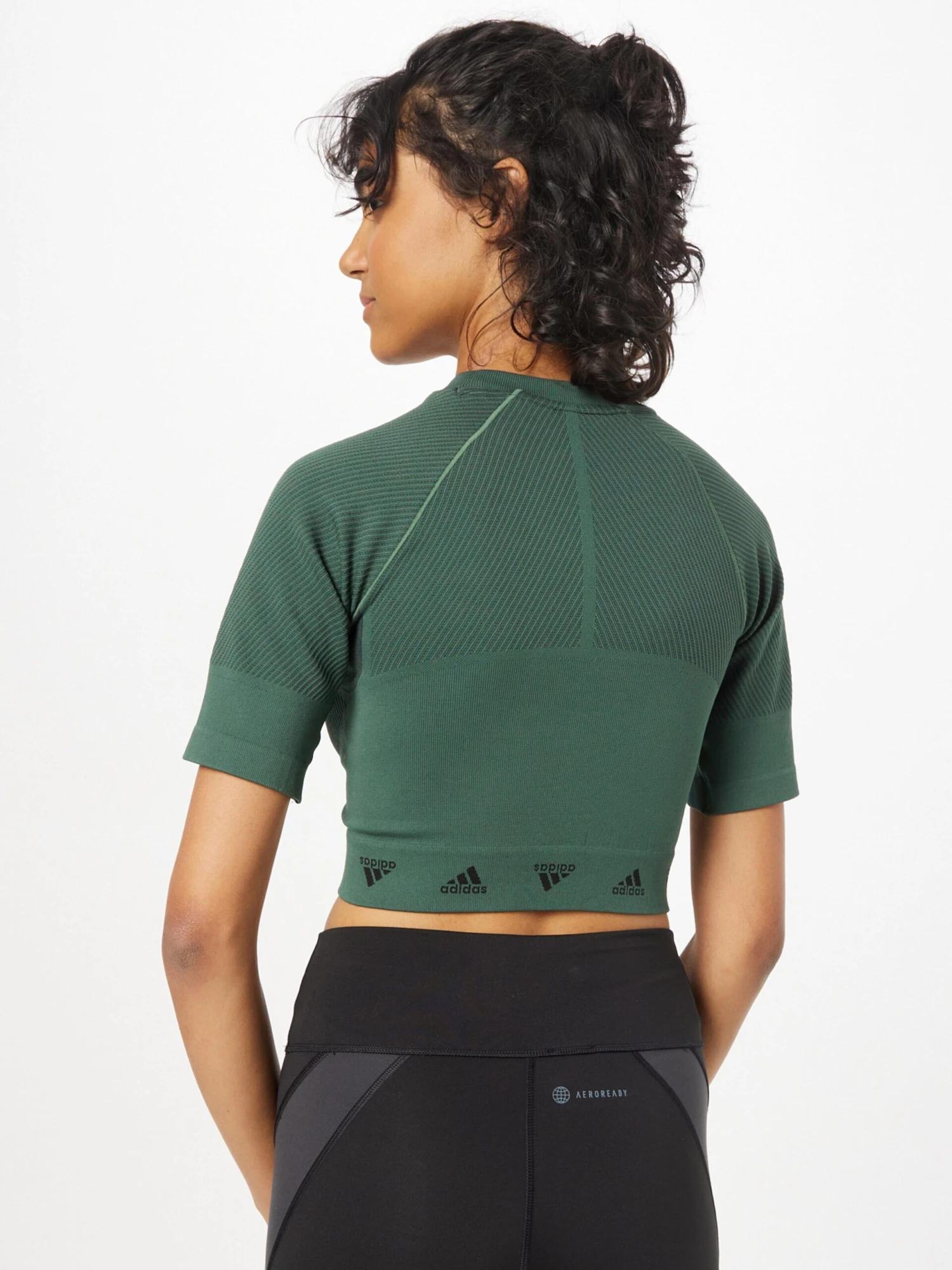 Adidas Sportswear Functionele Shirts Functioneel Shirt Dames Kaki 6 Adidas Sportswear Functionele Shirts Functioneel Shirt Dames Kaki - Afbeelding 4