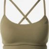 ADIDAS PERFORMANCE Low Support Bustier Sport Bh Dames Olijfgroen