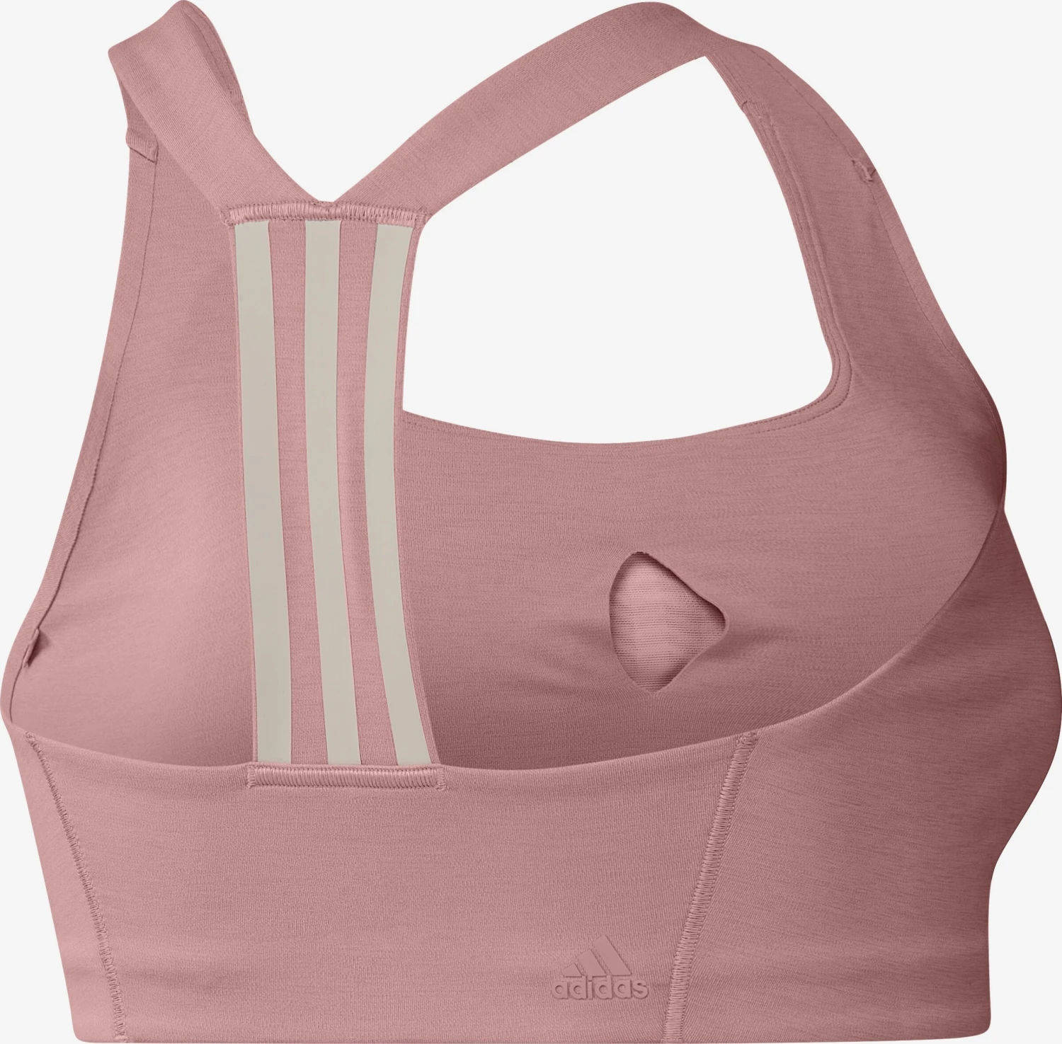Adidas Sportswear Medium Support Bustier Sport Bh Dames Mauve 4 Adidas Sportswear Medium Support Bustier Sport Bh Dames Mauve - Afbeelding 2