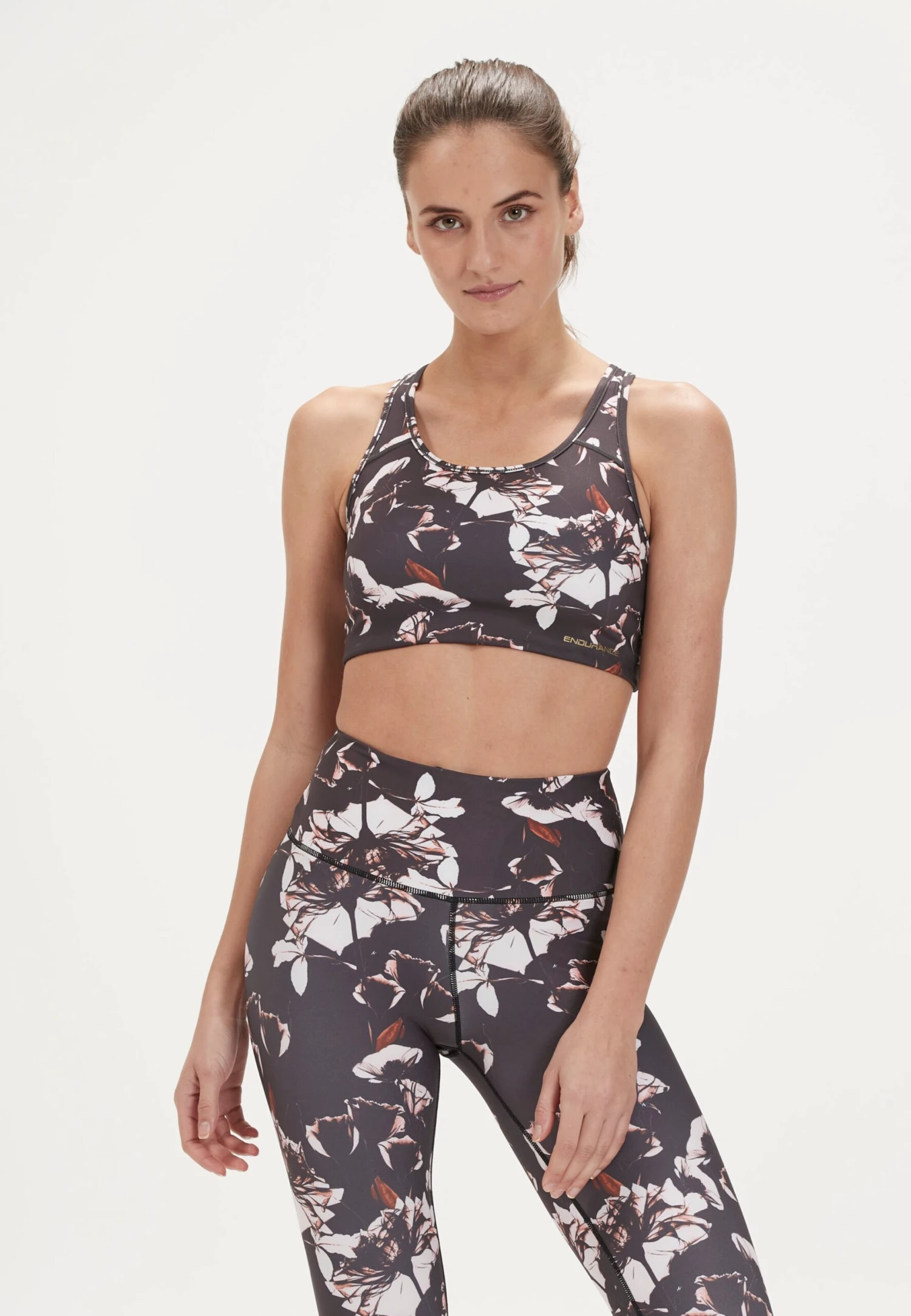 Endurance Medium Support Bustier Sport Bh Summer Dames Bruin 5 Endurance Medium Support Bustier Sport Bh Summer Dames Bruin - Afbeelding 3