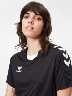 Hummel Functionele Shirts Tricot Core XK Dames Zwart -Sportieve Outfit Winkel 64a9d1c1e4b1fe4d4c46df97321104c2