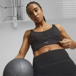 Puma High Support Bustier Sport Bh Dames Zwart -Sportieve Outfit Winkel 654ed839e1aa07d05893d6f48e3bf1de