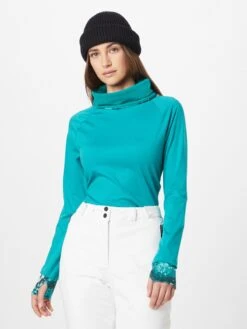 Oakley Longsleeves Functioneel Shirt AURORA Dames Jade Groen / Donkergroen -Sportieve Outfit Winkel 6604d2420148c26e45b40d219f36d3cc