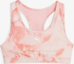Puma Medium Support Bustier Sport Bh Run 4Keeps Dames Pink / Lichtroze