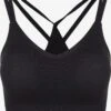 ATHLECIA Medium Support Bustier Sport Bh LINEA SEAMLESS Dames Zwart 2 ATHLECIA Medium Support Bustier Sport Bh LINEA SEAMLESS Dames Zwart -Sportieve Outfit Winkel 6844c36091378cc161a37696c7880502