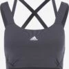 Adidas Sportswear High Support Bustier Sport Bh Dames Basaltgrijs
