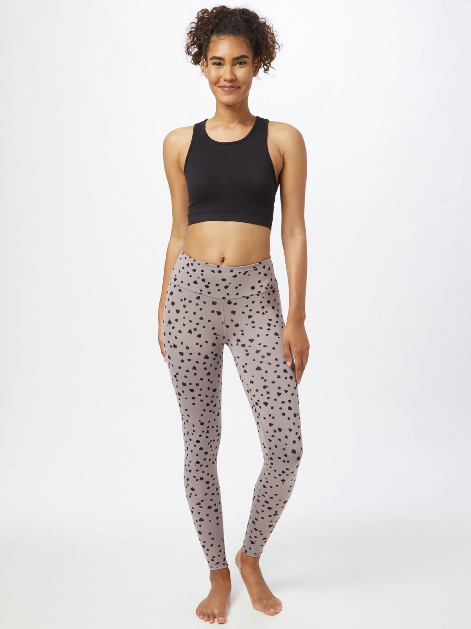 Hey Honey Sportleggings Skinny Sportbroek Dames Taupe 7 Hey Honey Sportleggings Skinny Sportbroek Dames Taupe - Afbeelding 5