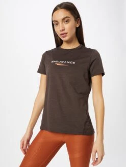 Endurance Functionele Shirts Functioneel Shirt Wange Dames Bruin -Sportieve Outfit Winkel 6b0c1730c18905ca30954ca0b411d414