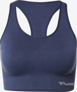 Hummel Medium Support Bustier Sport Bh Tif Dames Marine / Navy