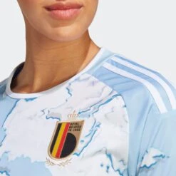 ADIDAS PERFORMANCE Functionele Shirts Functioneel Shirt Belgien 23 Dames Lichtblauw -Sportieve Outfit Winkel 6e473f4d761419b6117986459b03cbcf