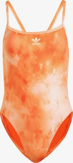 Adidas Originals Badpakken Bustier Sportbadpak Dames Oranje