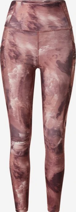 Marika Sportleggings Skinny Sportbroek SIA Dames Lichtgrijs / Bourgogne
