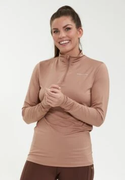 Endurance Longsleeves Functioneel Shirt Jaelyn Dames Bruin -Sportieve Outfit Winkel 70634b1871813f40c9aacfdbf2de76aa
