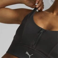 Puma High Support Bustier Sport Bh Dames Zwart -Sportieve Outfit Winkel 70a0cc61da373d4d62e556c32194edbe