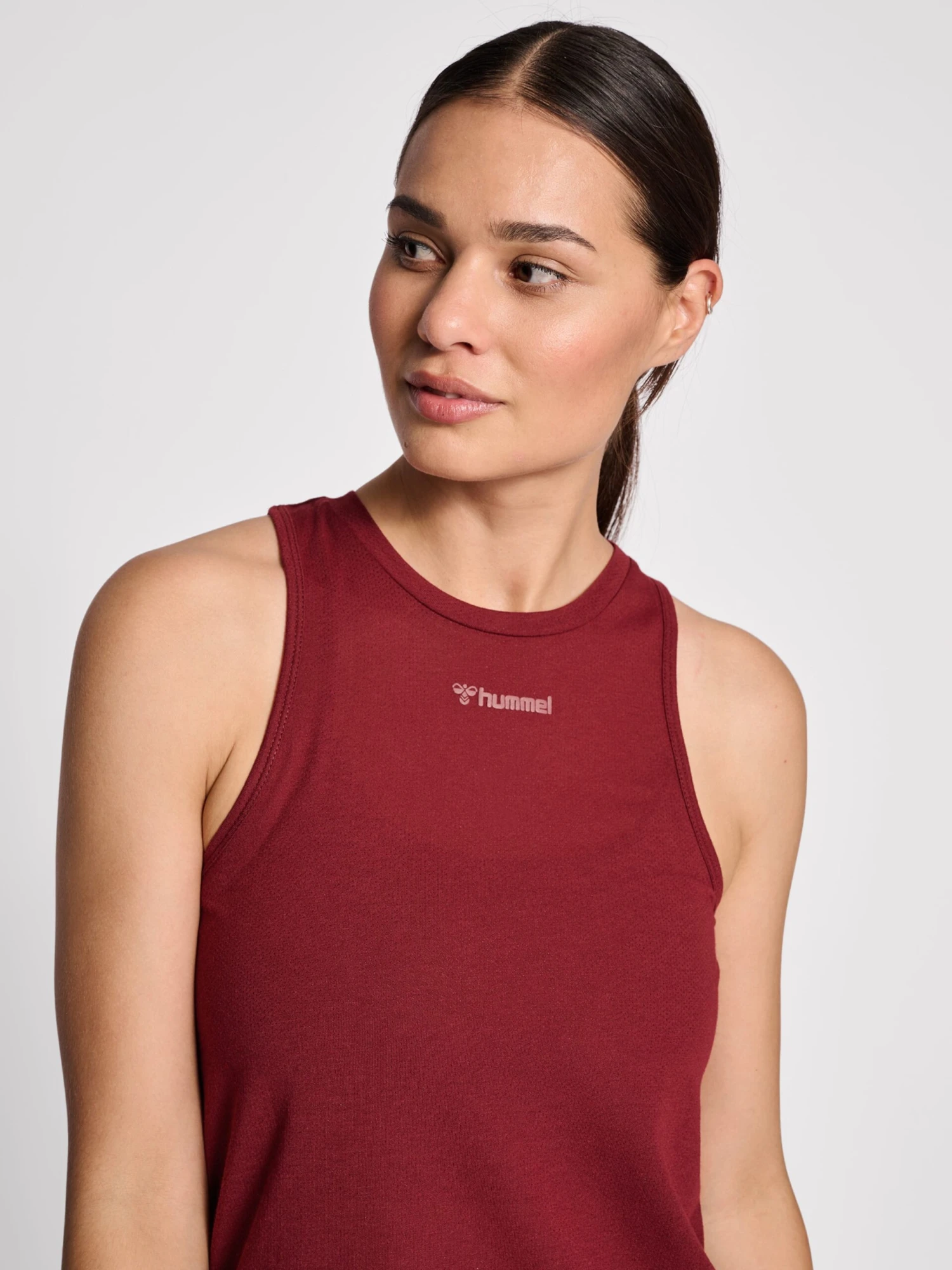 Hummel Sporttops Sporttop Dames Merlot 10 Hummel Sporttops Sporttop Dames Merlot - Afbeelding 8