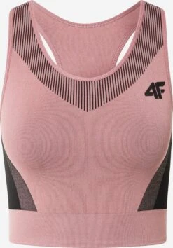 4F Medium Support Bustier Sport Bh Dames Rosa