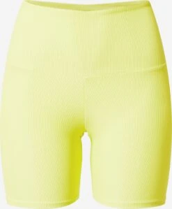 Onzie Shorts Skinny Sportbroek Dames Geel