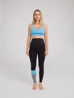 Sportleggings Skinny Sportbroek Maternity Surf Style Dames Zwart -Sportieve Outfit Winkel 74e95a88581a1c06c31106098bacb90a