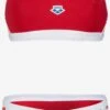 Arena Bikinis Bustier Sportbikini Dames Rood -Sportieve Outfit Winkel 76b24983bf14d67048b6881a317f724b