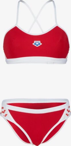 Arena Bikinis Bustier Sportbikini Dames Rood