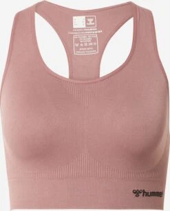 Hummel Medium Support Bustier Sport Bh Dames Oudroze