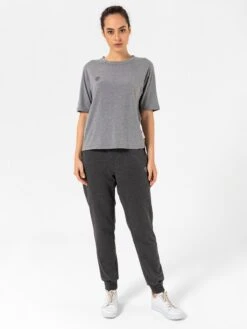 T-shirts Functioneel Shirt Made In Germany Tee Dames Grijs -Sportieve Outfit Winkel 78ace7e21a5efe4a8f53fc917d7dc035