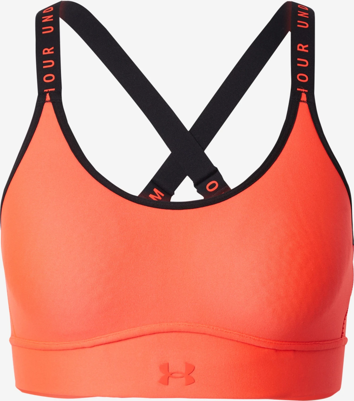 Under Armour Medium Support Bustier Sport Bh Infinity Dames Oranje 3 Under Armour Medium Support Bustier Sport Bh Infinity Dames Oranje